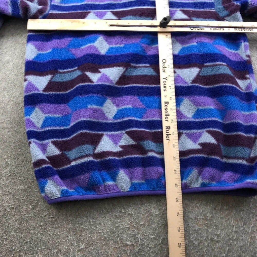 Patagonia Jacket Womens Small Multicolor Synchilla Fleece Snap Pullover Aztec - Picture 9 of 10
